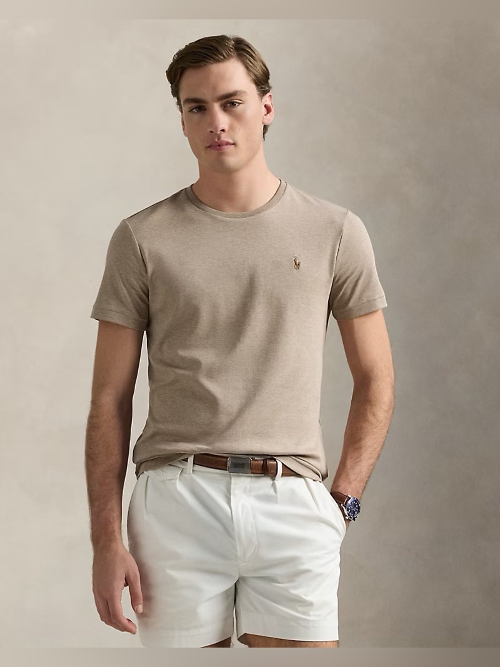 Polo Ralph Lauren Classic Fit Soft Cotton Crewneck T-Shirt